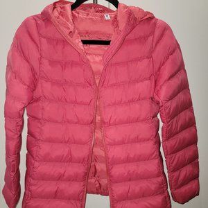 Girls Light Warm Padded Parka